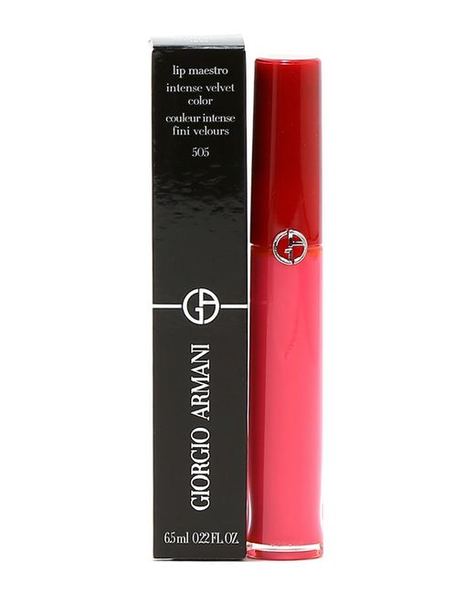Giorgio Armani Red Lip Maestro Intense Velvet Lip Gloss #505 Eccentric