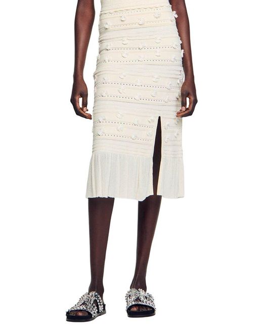 Sandro Natural Imanie Skirt