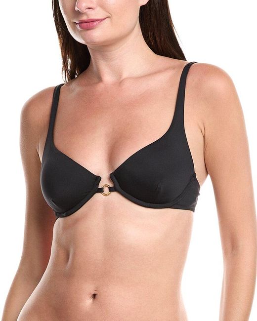 Dippin' Daisy's Black Kit Bikini Top