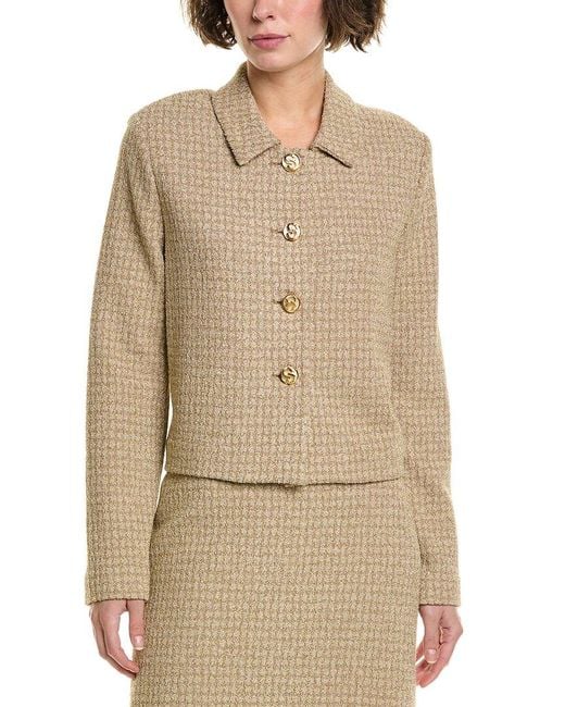 St. John Natural Tweed Jacket