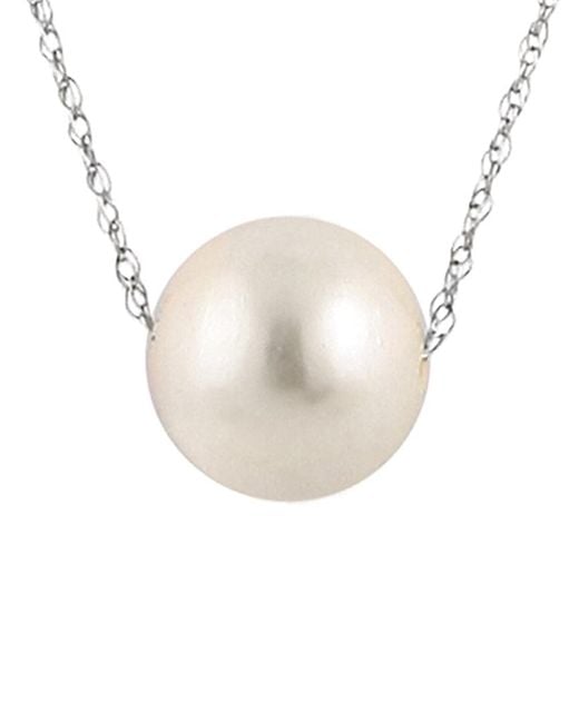 Splendid White 14k 10-11mm Freshwater Pearl Necklace