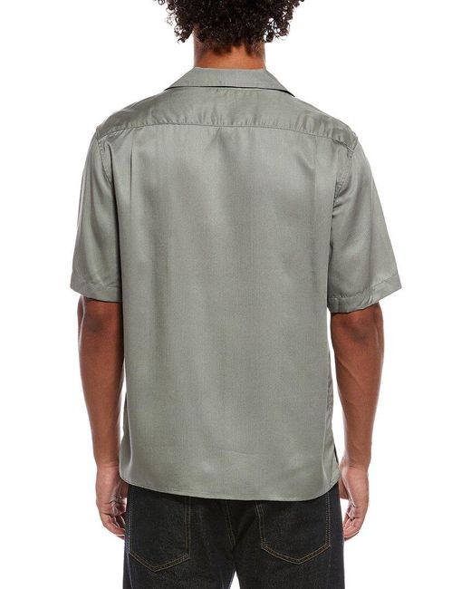 Onia Gray Vacation Shirt for men