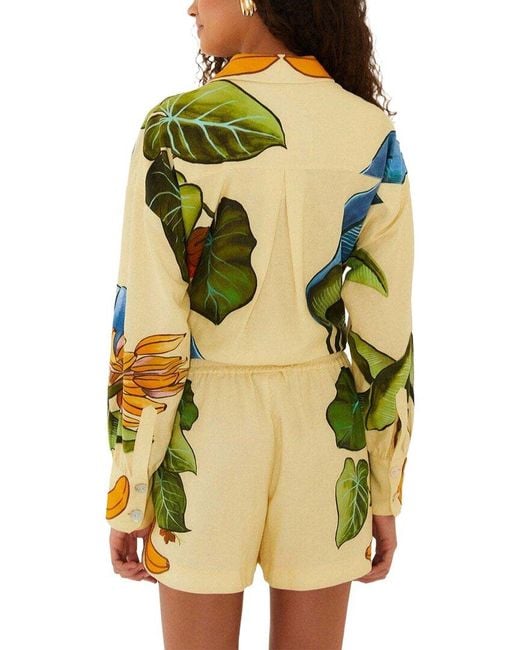 AMINA GLAM Yellow Shirt & Short Set