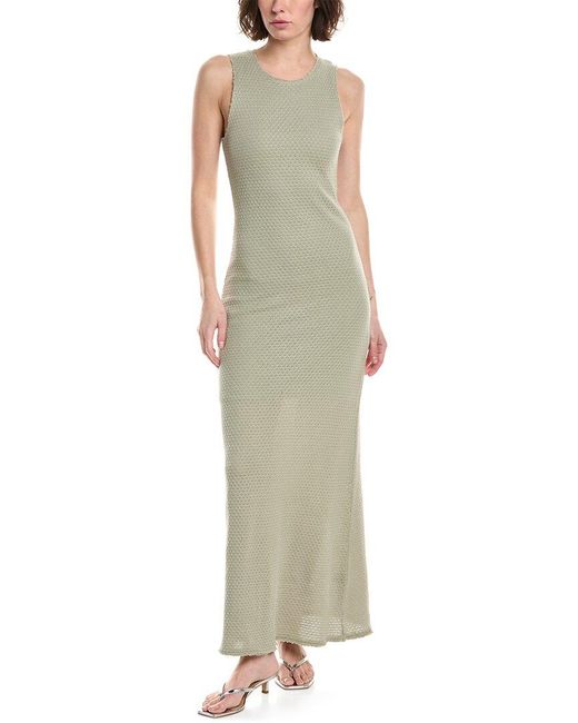 Rag & Bone Green Carine Crochet Tank Maxi Dress