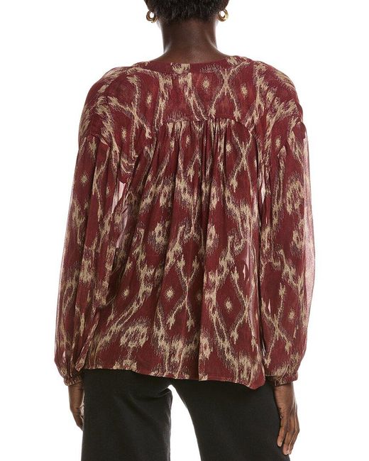 Ba&sh Red Menaelle Blouse
