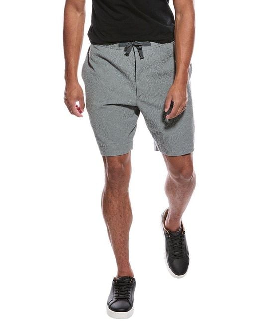 Officine Generale Gray Joaquim Poplin Short for men