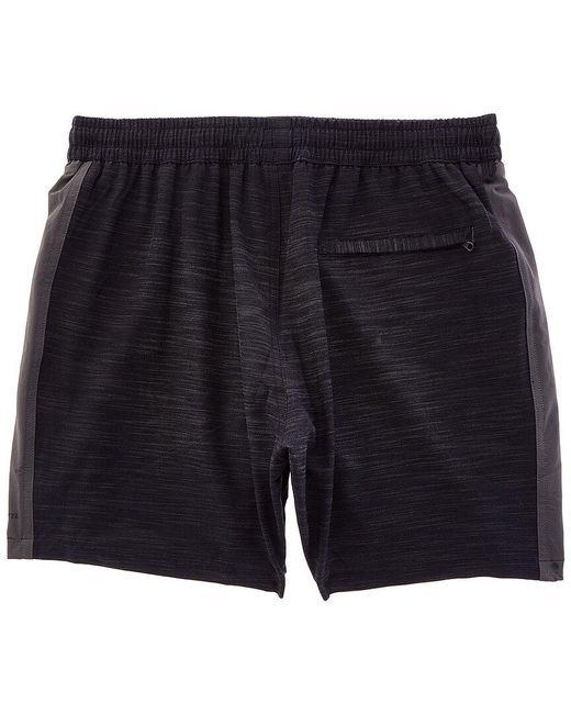 Mr. Swim Blue Colorblocked Stretch Compression Swim Trunk for men