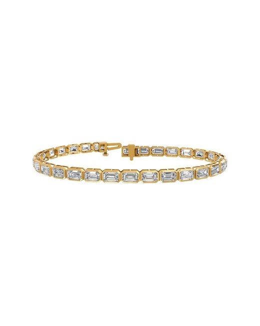 Lab Grown Diamonds White 14K 9.90 Ct. Tw. Lab-Grown Diamond Tennis Bracelet