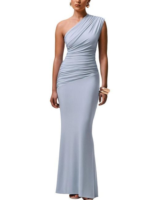 LEON GORI Blue Maxi Dress