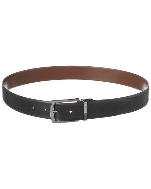 Hart Schaffner Marx Brown Siena Reversible Leather Belt for men