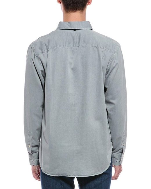 Rag & Bone Gray Overdyed Finch Shirt for men