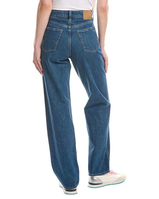 Rag & Bone Blue Shea Full Straight Jean