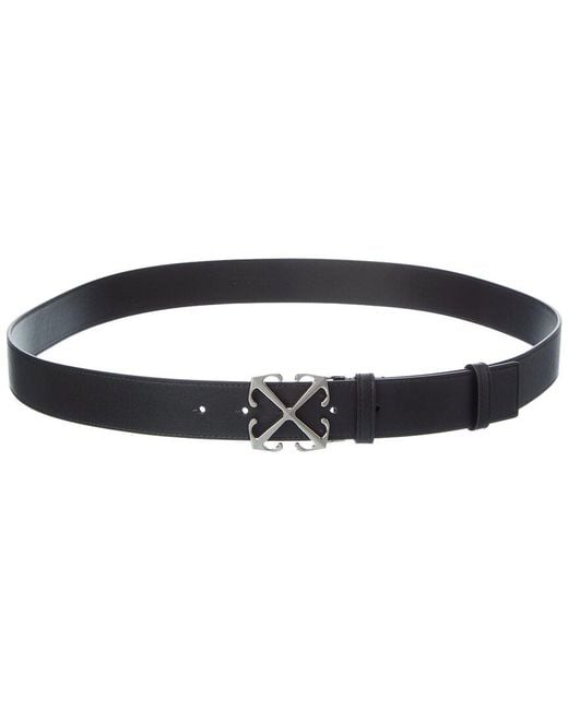 Off-White c/o Virgil Abloh Blue Leather Belt for men