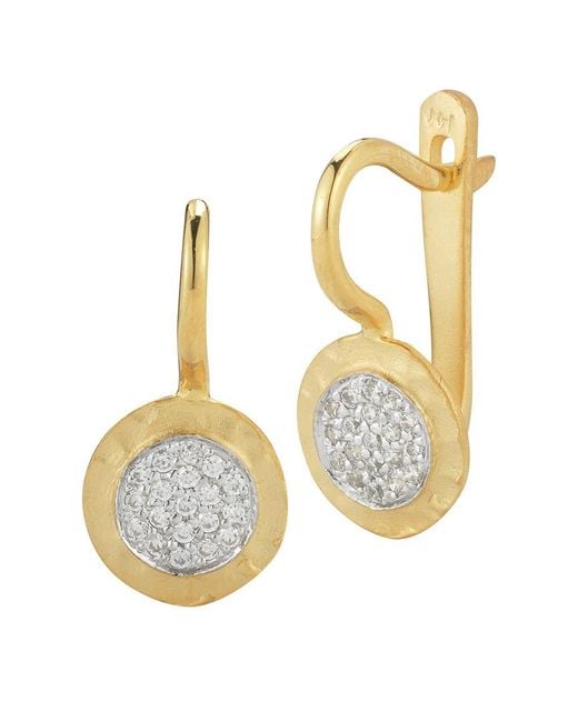 Reiss Metallic 14k 0.19 Ct. Tw. Diamond Earrings
