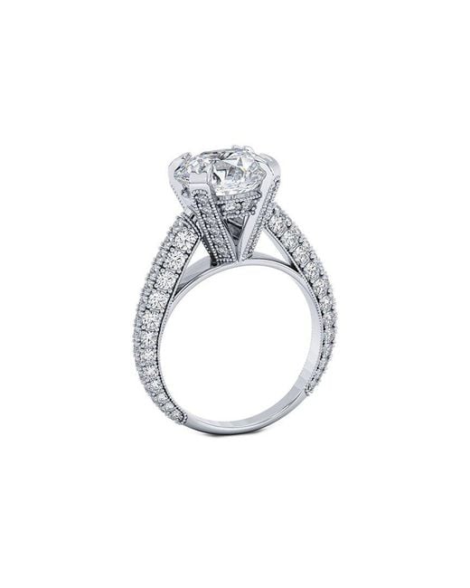 Lab Grown Diamonds White 14K 3.70 Ct. Tw. Lab-Grown Diamond Ring