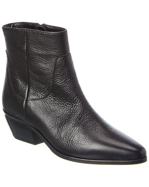 M by Bruno Magli Black Fabiana Leather Boot
