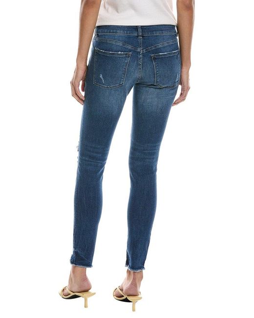 DL1961 Blue Emma Baxter Low-rise Skinny Jean