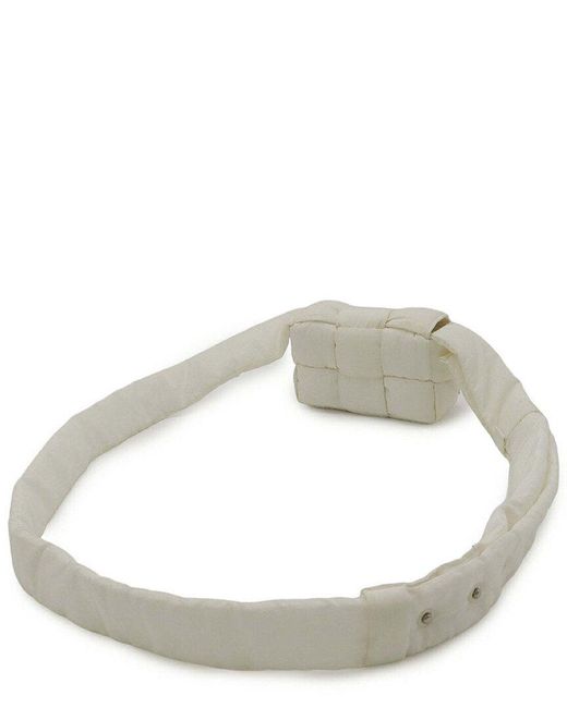 Bottega Veneta Gray Nylon Padded Tech Cassette Bag (authentic Pre-loved)