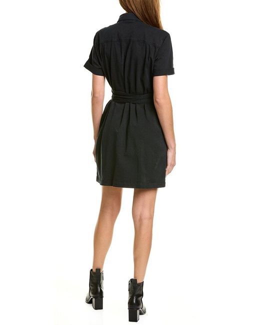 Mother Black The Wrapped Up Mini Dress