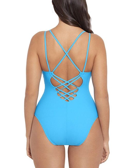 Skinny Dippers Blue Jelly Beans Suga Babe One-piece