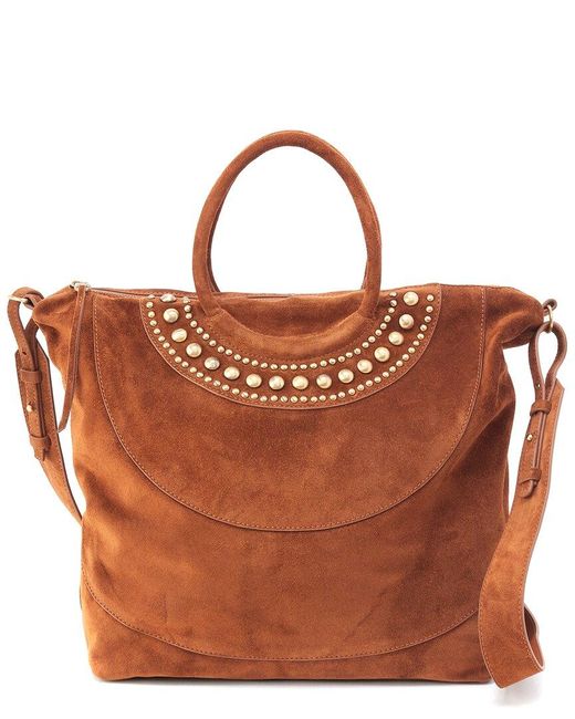 Hobo International Brown Maggie Leather Satchel