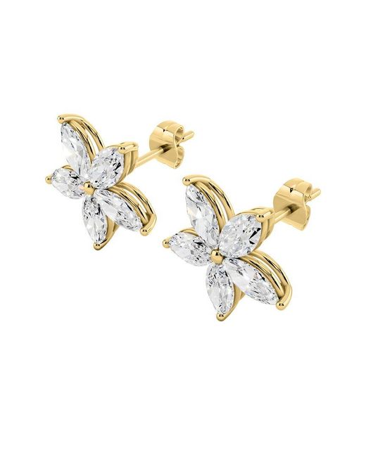Sabrina Designs Lab Grown Diamonds Metallic 14K 2.10 Ct. Tw. Lab-Grown Diamond Stud Earring