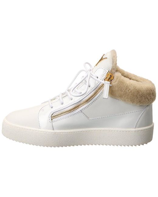 Giuseppe Zanotti White May Leather Sneaker for men