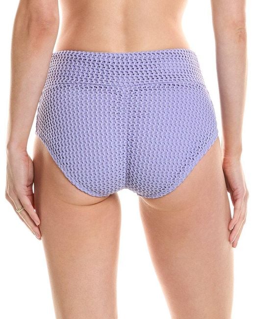 Montce Purple Crocheted High Rise Bottom