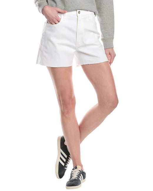 Rag & Bone White Retro Cut Off Short