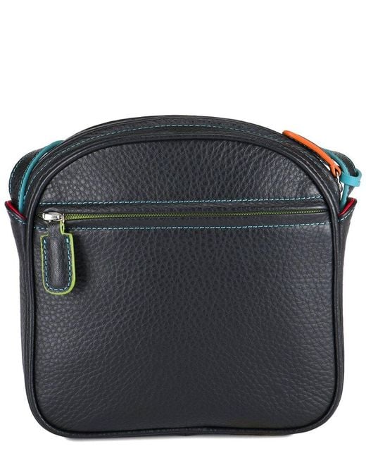 Mywalit Black Small Leather Shoulder Bag