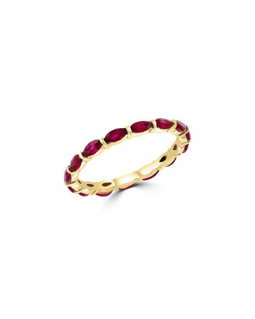 Effy Fine Jewelry Multicolor 14K 1.50 Ct. Tw. Ruby Ring