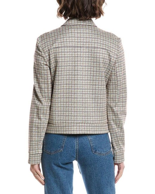 Theory Gray Zip Jacket