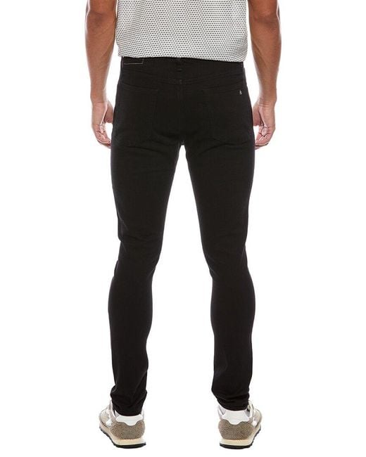 Rag & Bone Black Fit 1 Slim Fit Jean for men