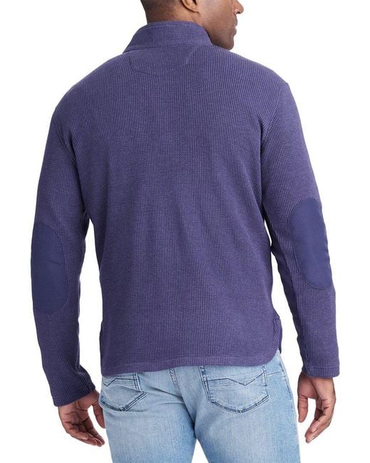 Robert Graham Blue Shepton Knit Top for men