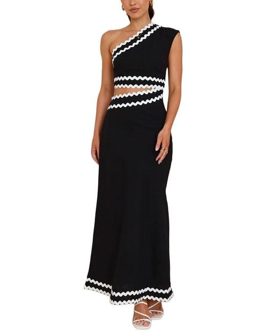 LEON GORI Black Maxi Dress