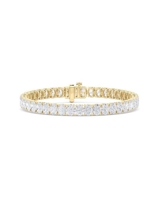 Lab Grown Diamonds White 14K 24.00 Ct. Tw. Lab-Grown Diamond Bracelet
