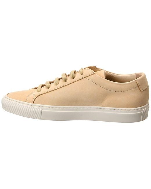 Common Projects Natural Original Achilles Leather Sneaker