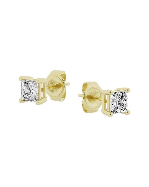 Lab Grown Diamonds Metallic 14K 1.50 Ct. Tw. Lab-Grown Diamond Studs