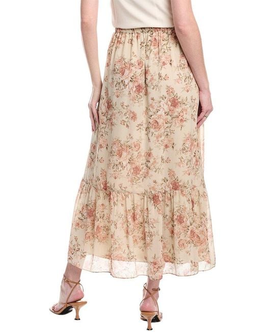 Walter Baker Pink Elana Midi Skirt