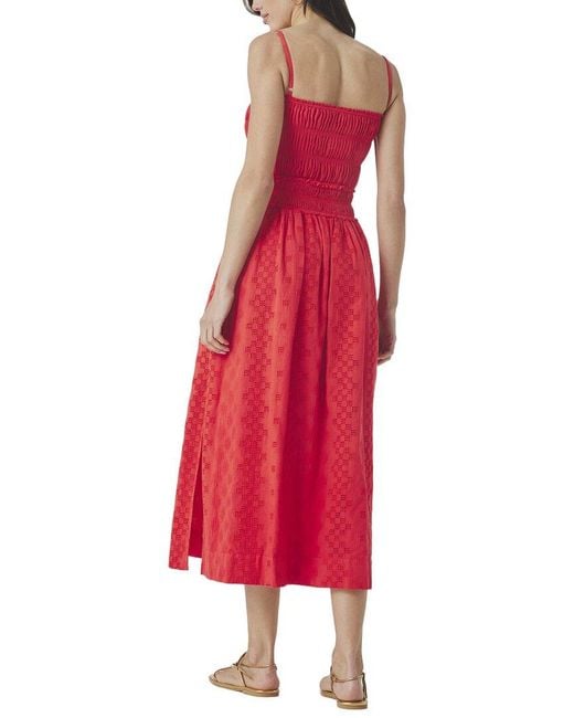 Splendid Red Kenzie Midi Dress