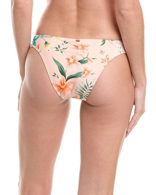 PQ Swim Pink Fanned Teeny Bikini Bottom