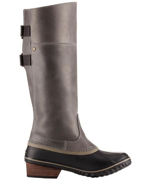 Sorel Gray Slimpack Riding Tall Boot