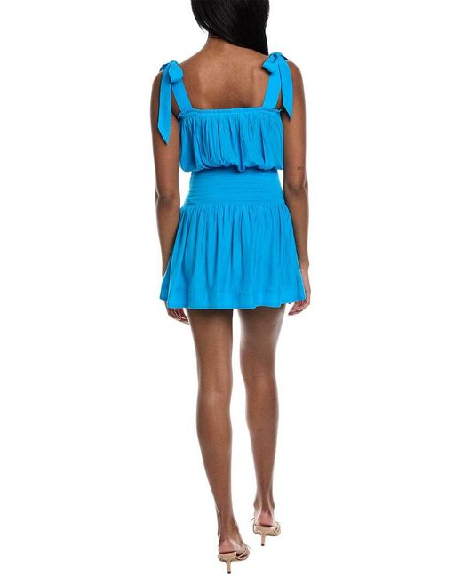 Ramy Brook Blue Hale Mini Dress