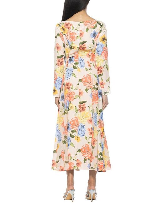 Alexia Admor Metallic Elodie Fit And Flare Dress