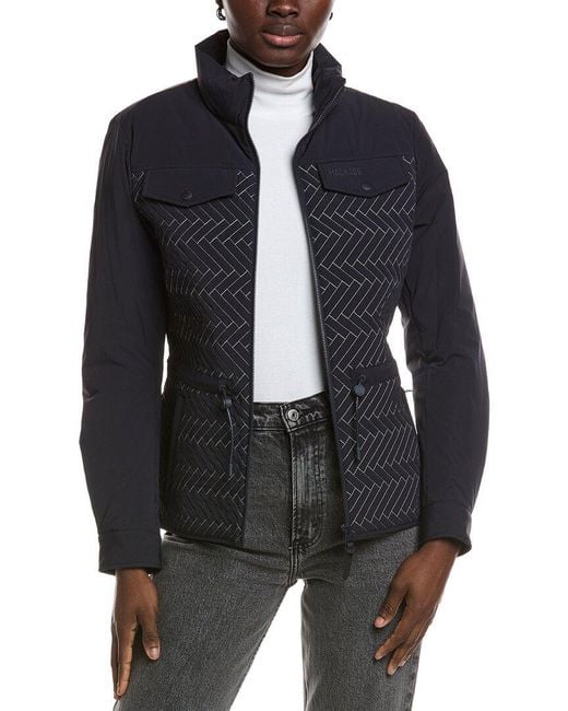 Mackage Black Kabira Wool-blend Down Jacket