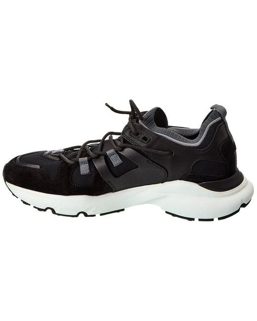 Tod's Black Leather Sneaker for men