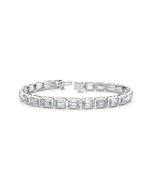 Lab Grown Diamonds White 14K 17.76 Ct. Tw. Lab-Grown Diamond Tennis Bracelet