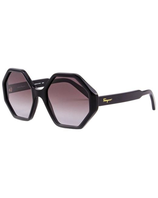 Ferragamo Brown Sf1070s 55mm Sunglasses