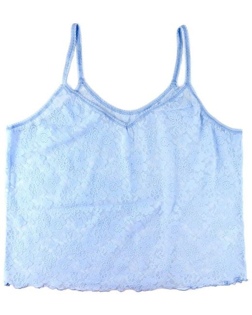 Hanky Panky Blue Daily Lace Plus Cami