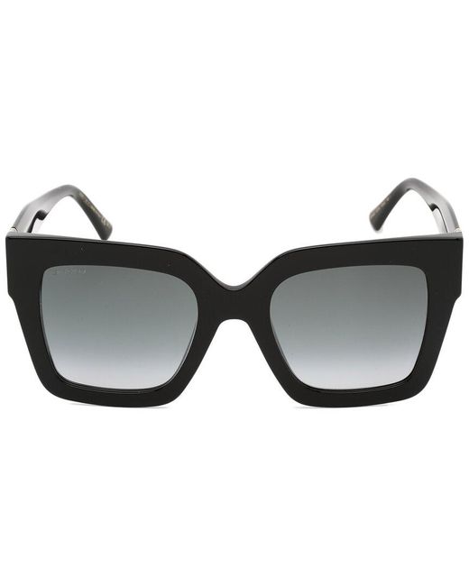 Jimmy Choo Black Edna/s 52mm Sunglasses